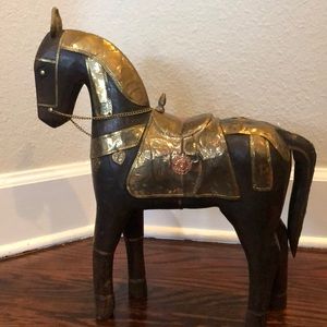 Wood carved Horse